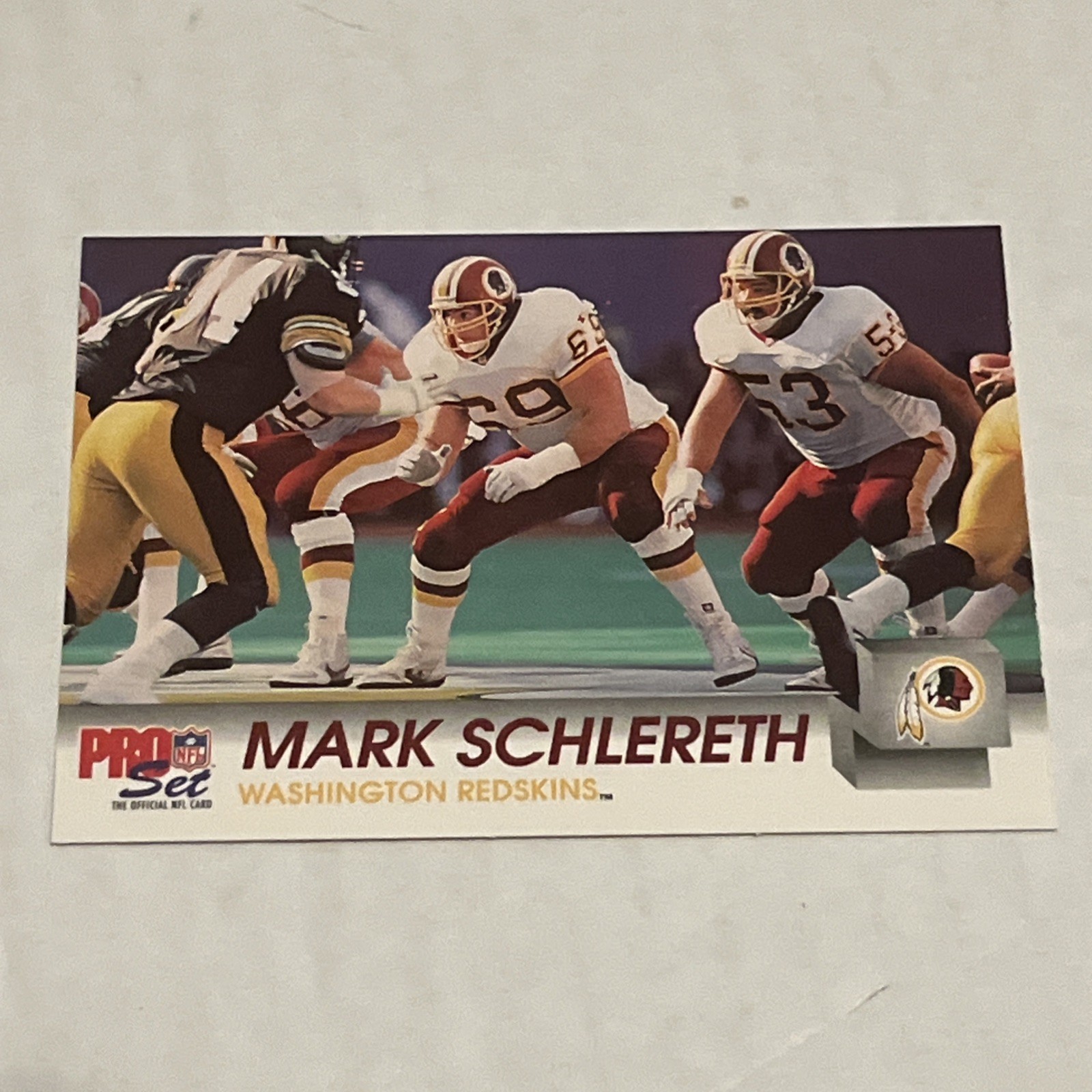 1992 Pro Set – Pro Bowl Mark Schlereth #679 (RC) Resksins Rookie Broncos Guard