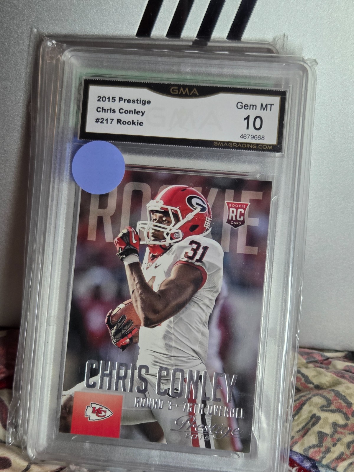 Gma Graded GM 10 Footbals Rookies and Veterns