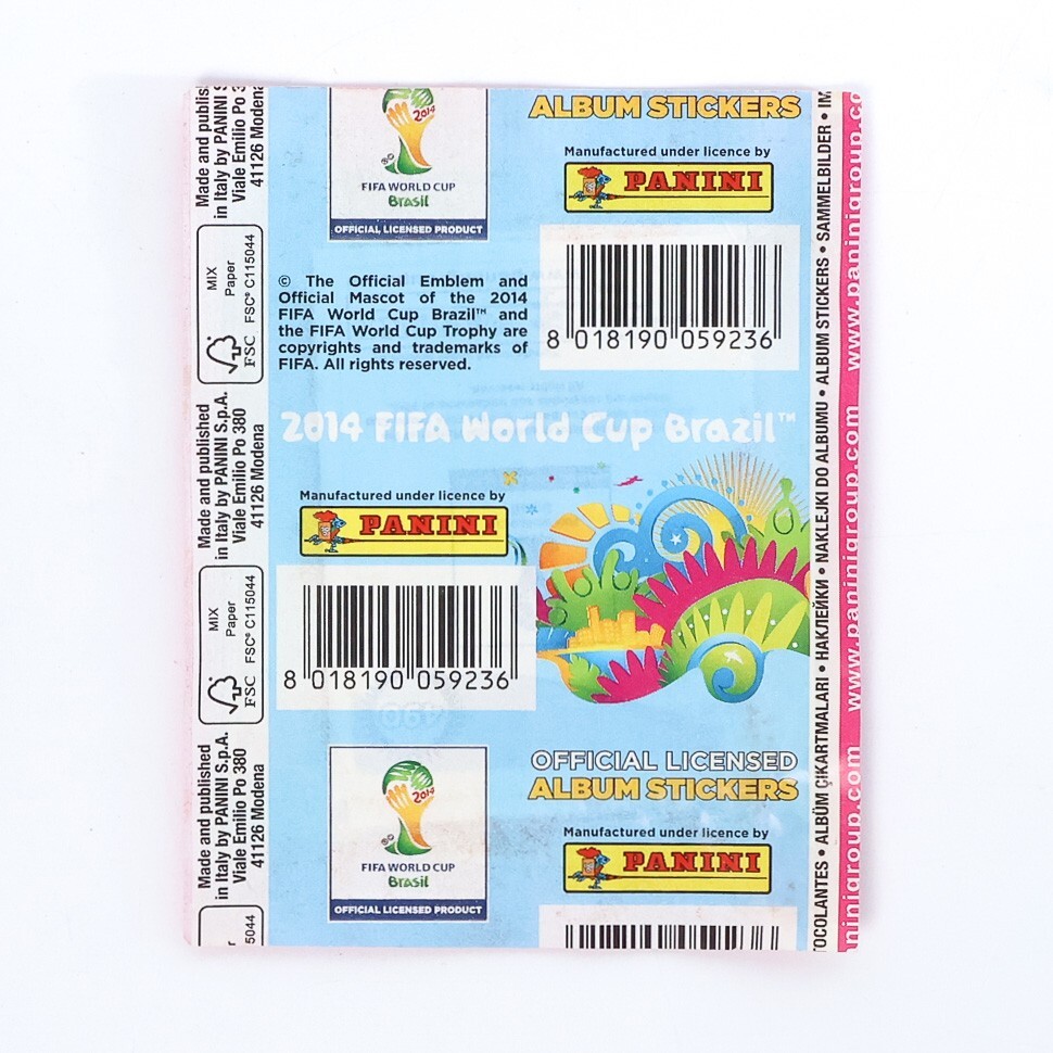 2014 Panini World Cup Stickers Sealed Pack (50 Packets)