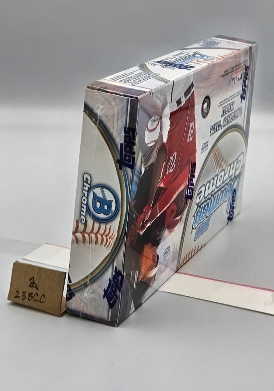 2023 Bowman Chrome Baseball HTA Choice Box Factory Sealed New 3 Autos Salas