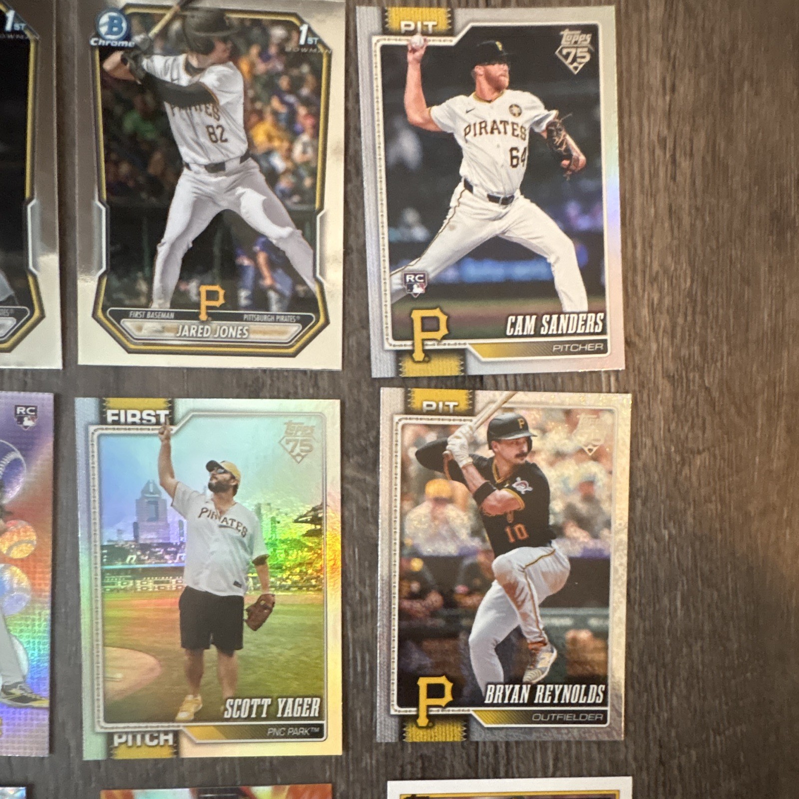 Topps Bowman Chrome 2025-26 Pirates Lot 9 Chandler RC Iredale Florentino