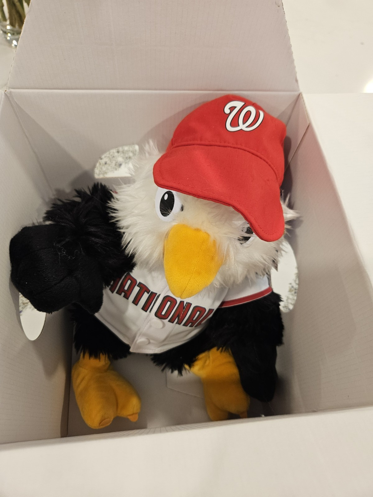 March 2008 MLB Washington Nationals Build A Bear Workshop 16″ Screech VERY RARE