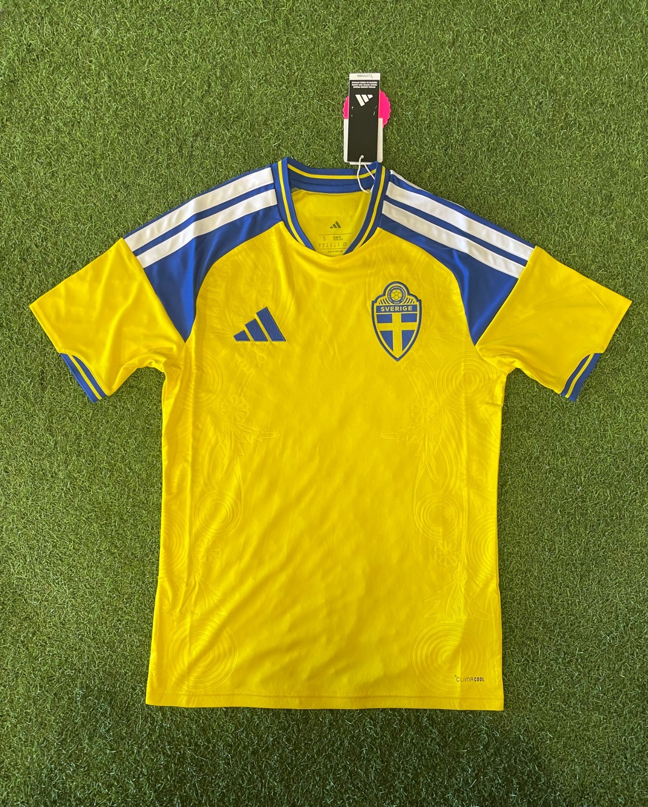 adidas Sweden Home Men’s Stadium Soccer Jersey 26/27 – Yelllow/Blue/White