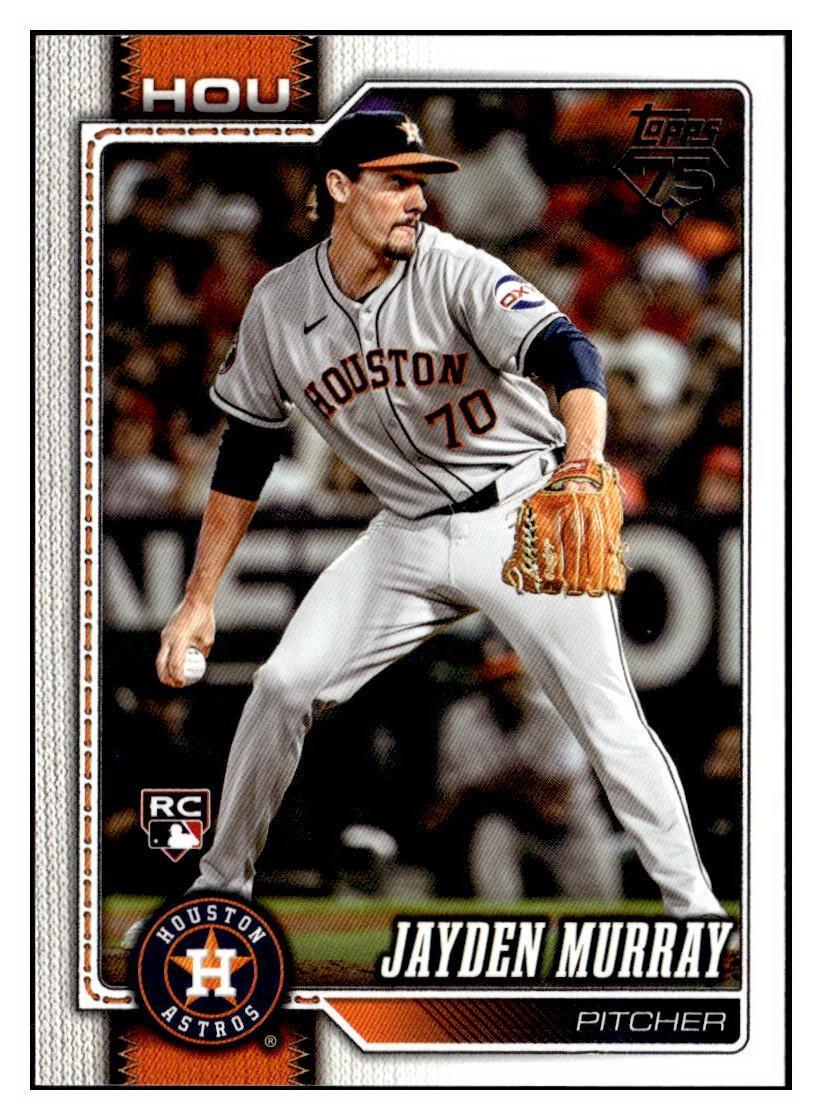 Jayden Murray 2026 Topps Rookie RC #664 Houston Astros *097RCS