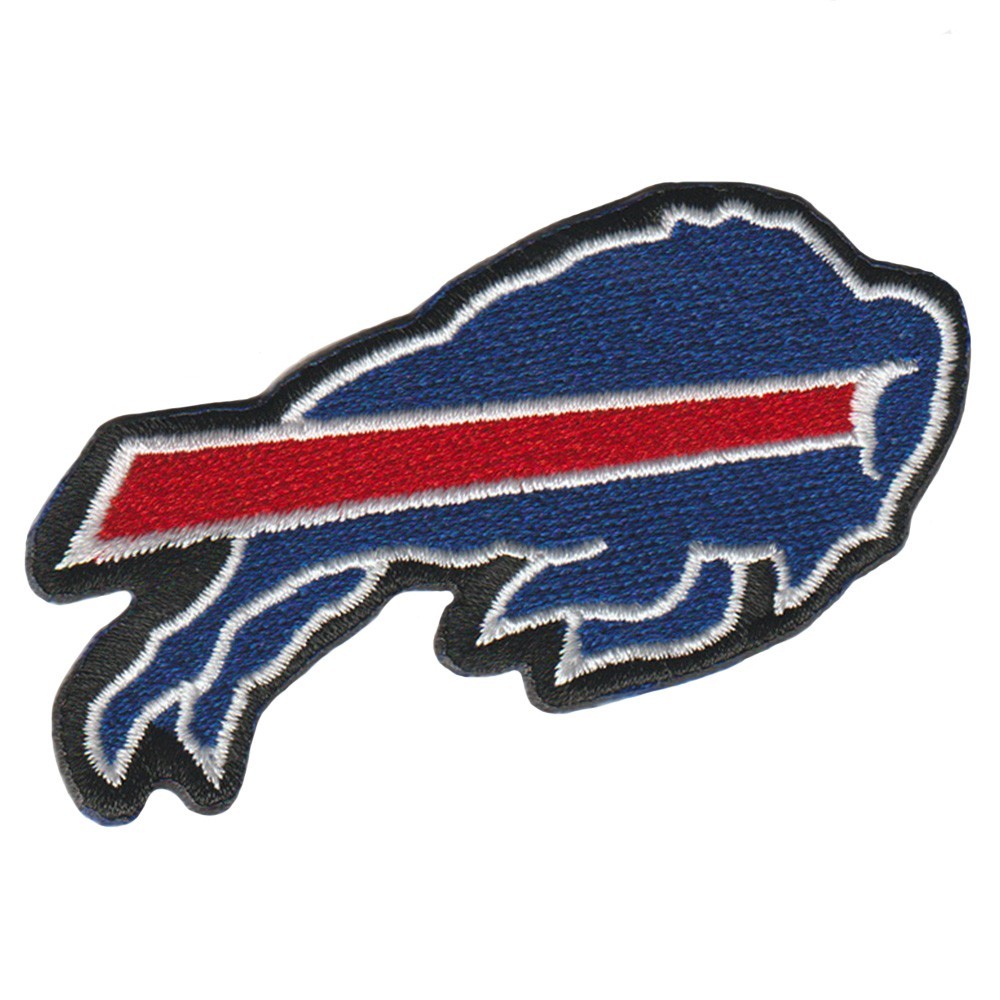 10 piece Buffalo Bills Football Logo Size 3.2 in x 1.8 in Sew Iron On Patches