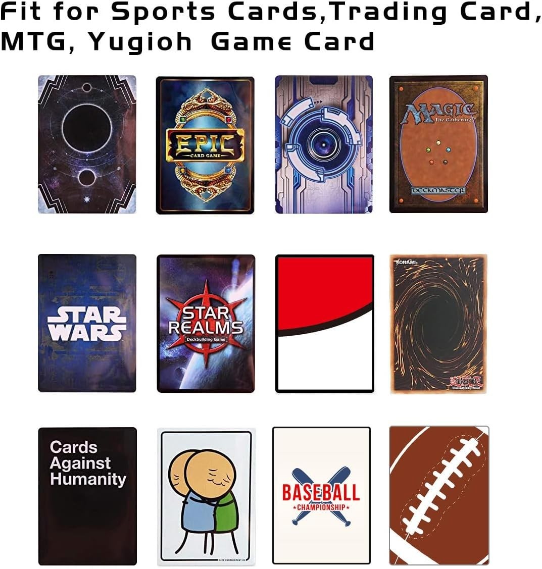 1000 Pack Trading Card Sleeves – Standard Size 66*91mm for Optimal Care