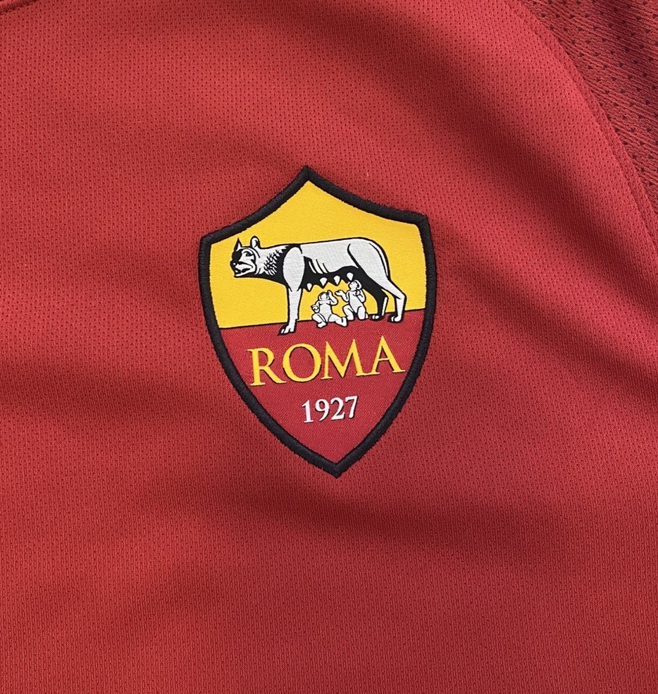 AS Roma Siamo Noi Nike Soccer Jersey SZ M Petrivelli 2017 Futbol Italy