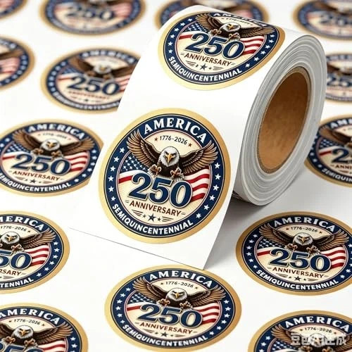 500 PCS 250th Anniversary Sticker 250 Anniversary USA Merchandise 250th Annivers