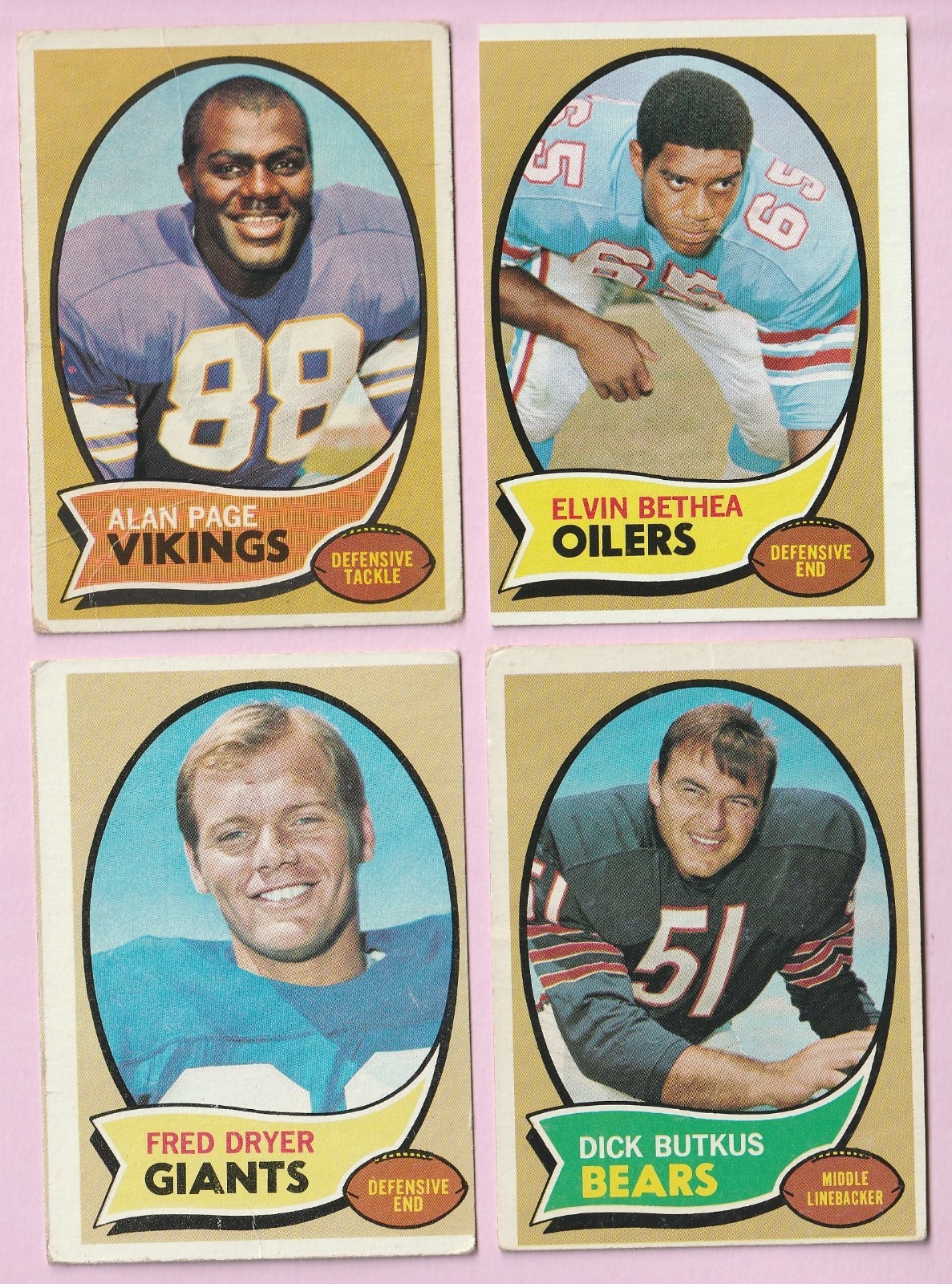 1970 Topps Football Card Partial Set Cards 1-263 160/263 LOADED WITH THE STARS