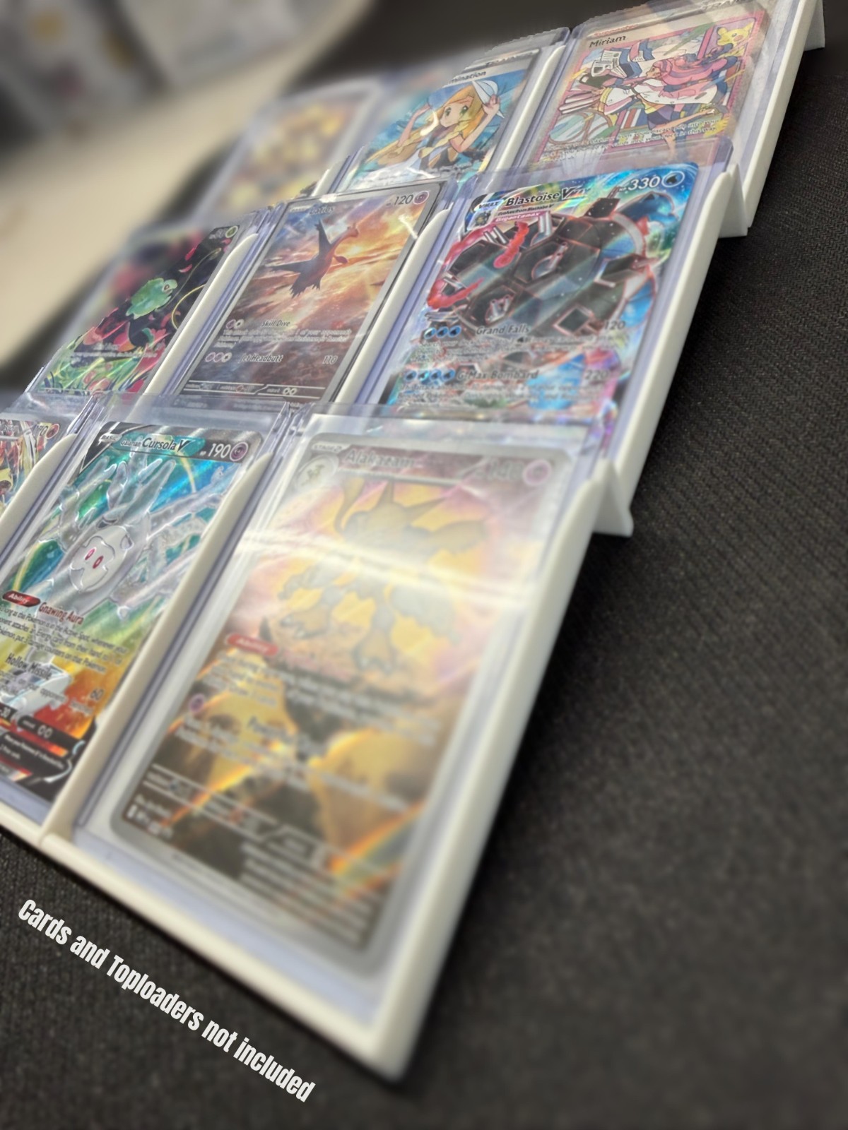 [40-pack] Card Risers Top Loader for Sports Trading Card Games TCG – Stackable