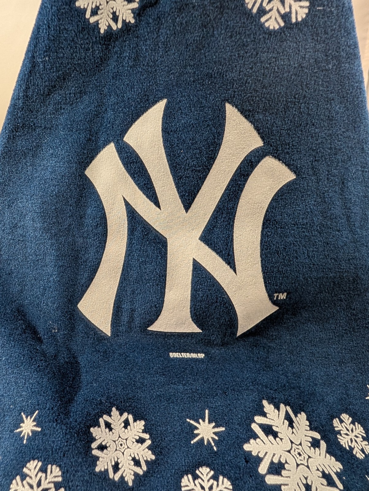 New York Yankees MLB Snowflake Santa Hat Topperscot Sports Collectors Series NWT