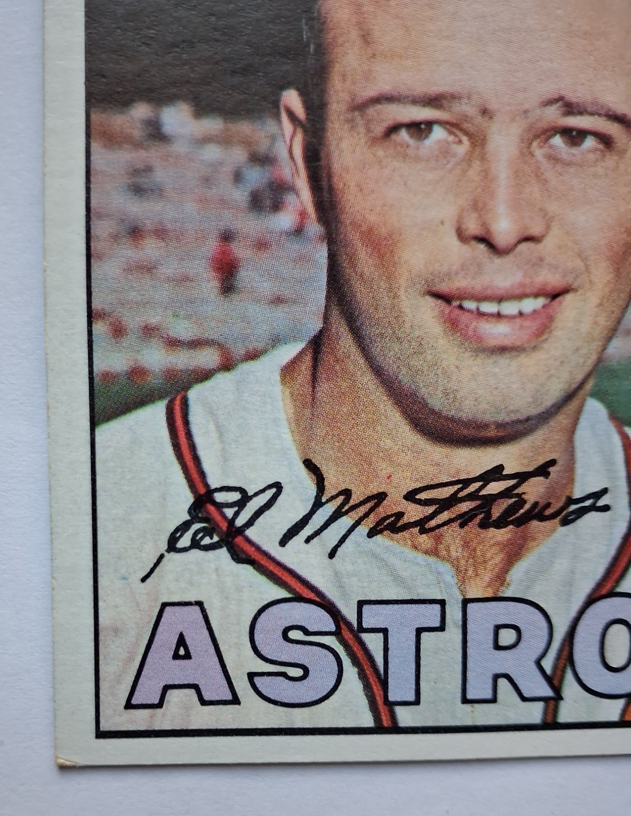 1967 Topps – Eddie Mathews #166 3rd Base Houston Astros Excellent Condition