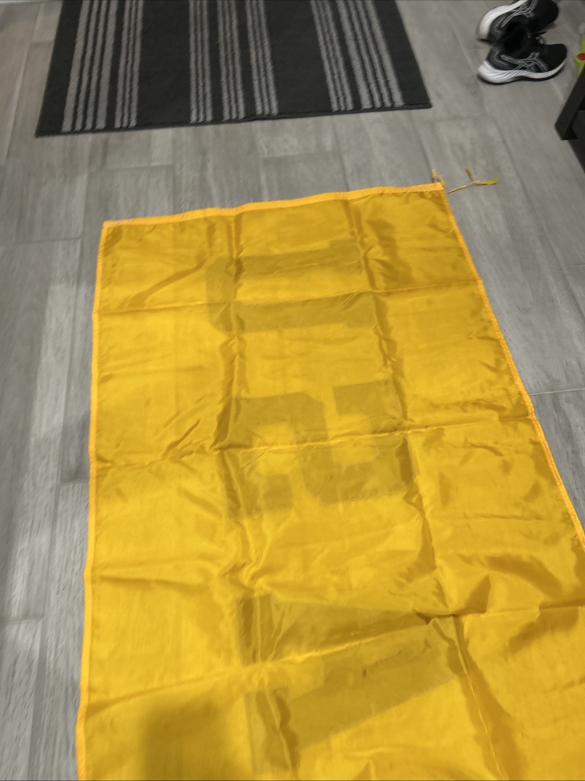 Vintage Arizona State Sun Devils Gold ASU 4 ft 7 In X 2 ft 11.5” Flag