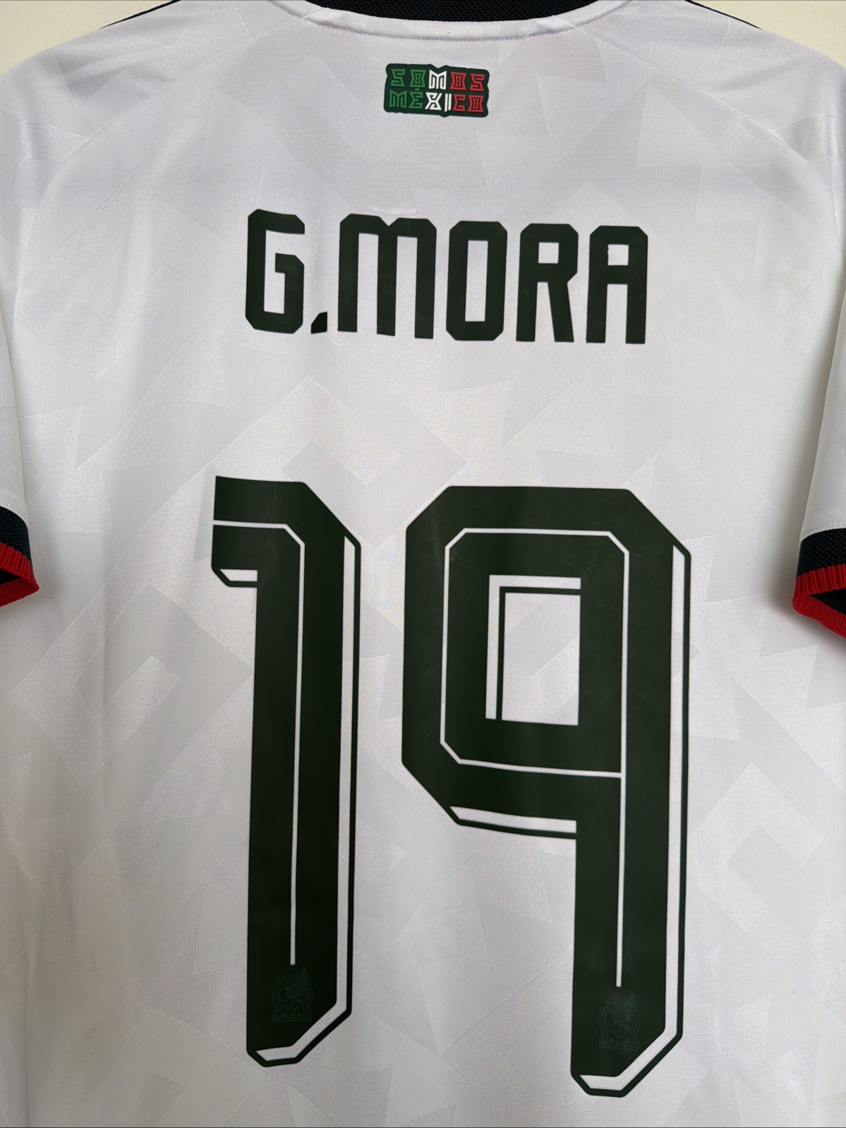Gilberto Mora #19 Mens MEDIUM Mexico AUTHENTIC KitRoom Jersey Match Prepared