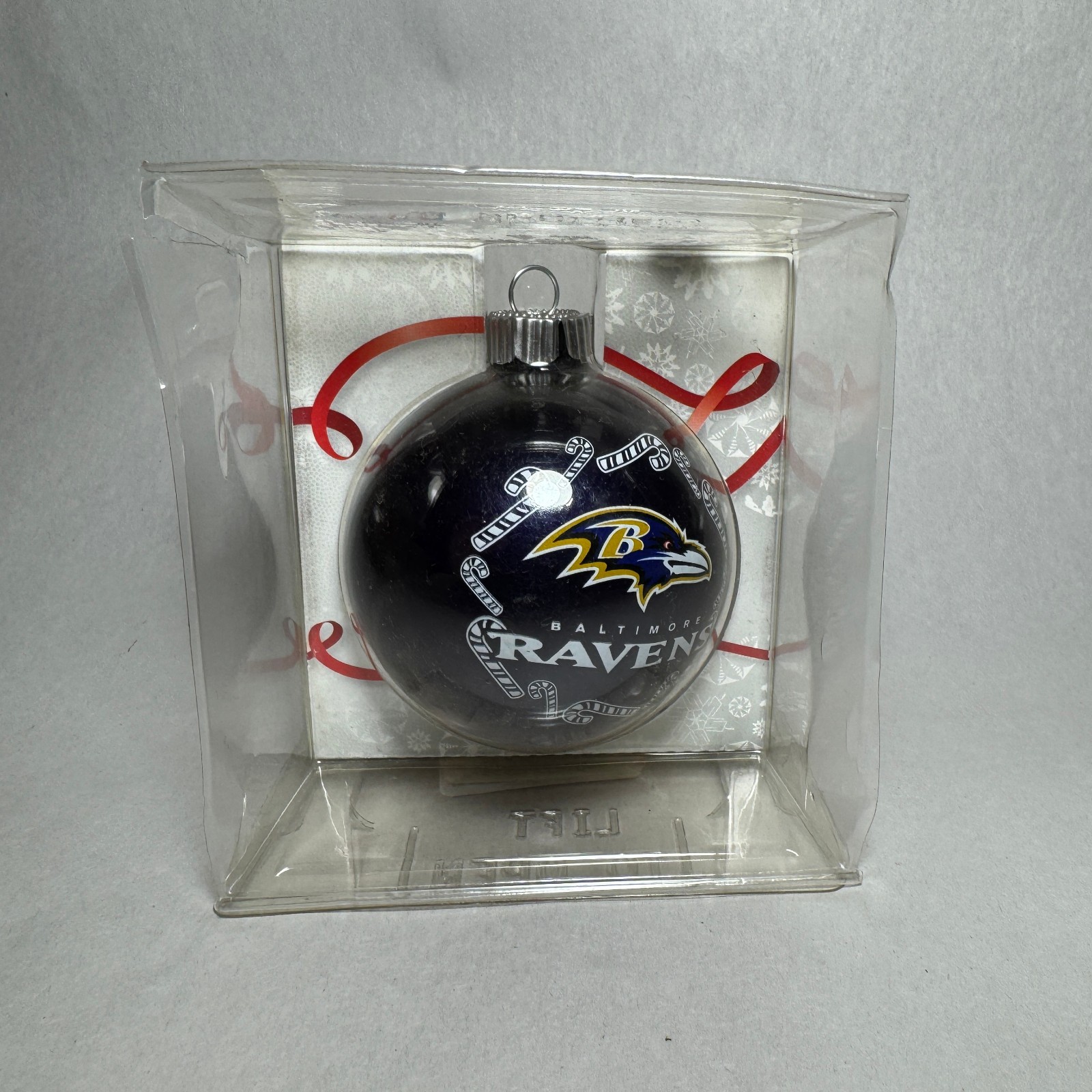 Baltimore Ravens 2.5in Glass Snowball Christmas Ornament – NFL NEW