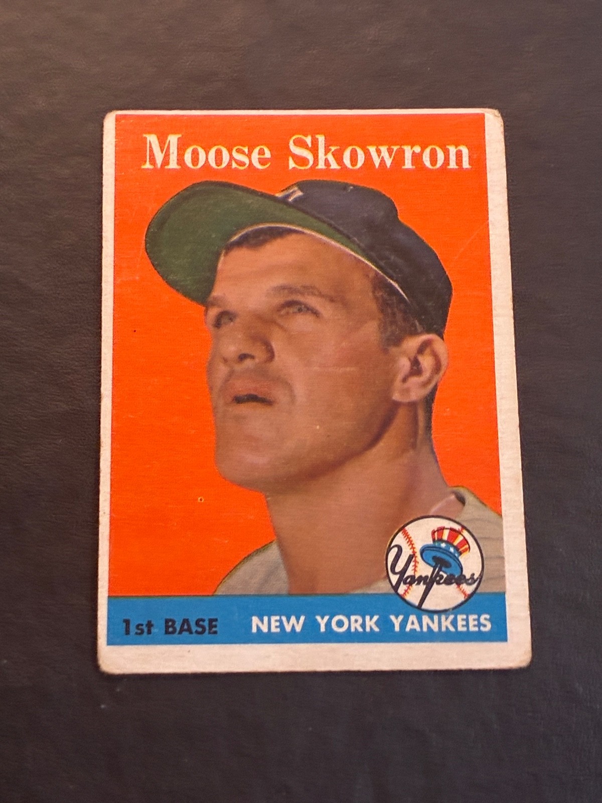 1958 Topps Bill “Moose” Skowron #240 – No Creases – EX