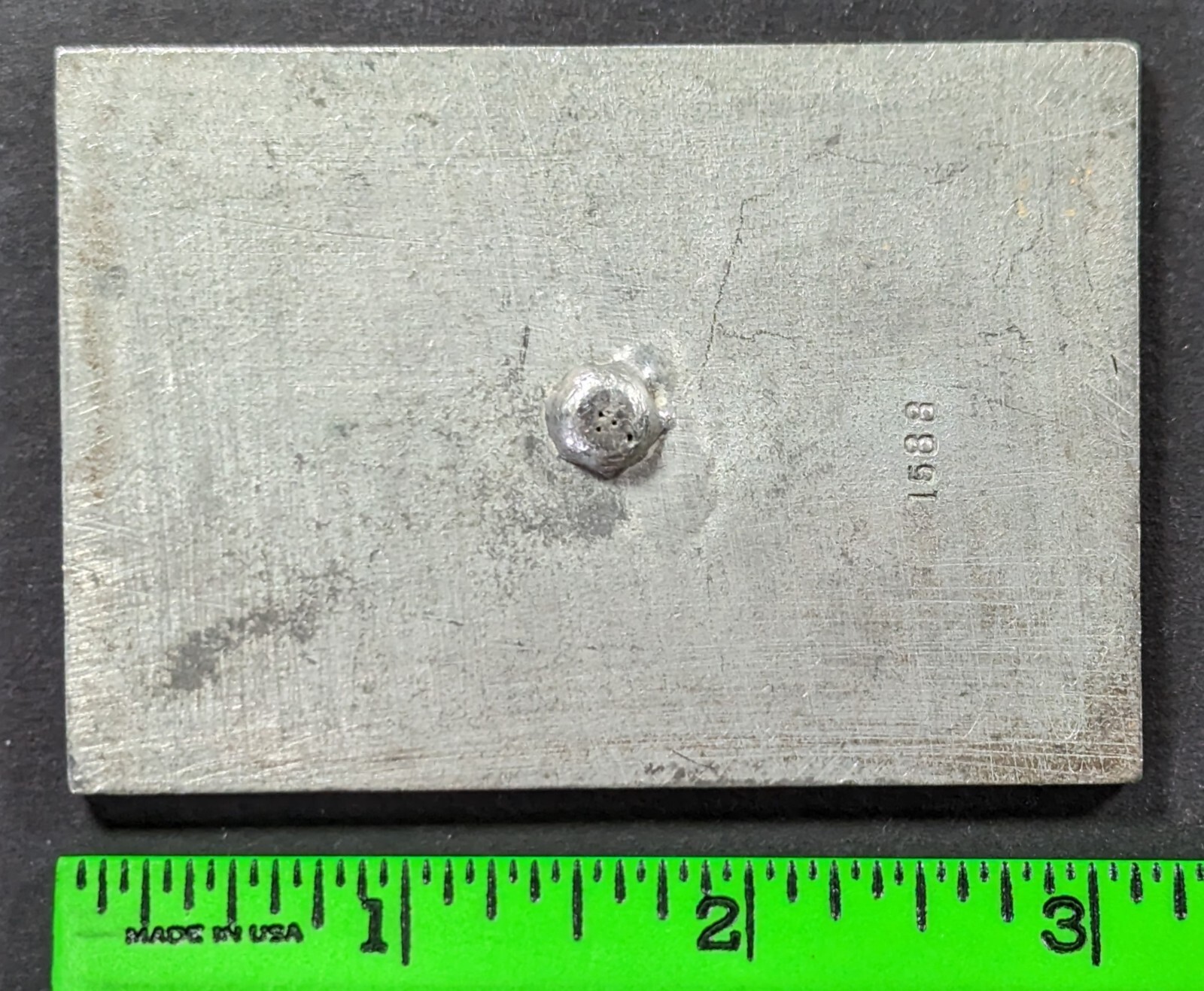 Vintage 1930’s Columbia University Unfinished Metal Belt Buckle