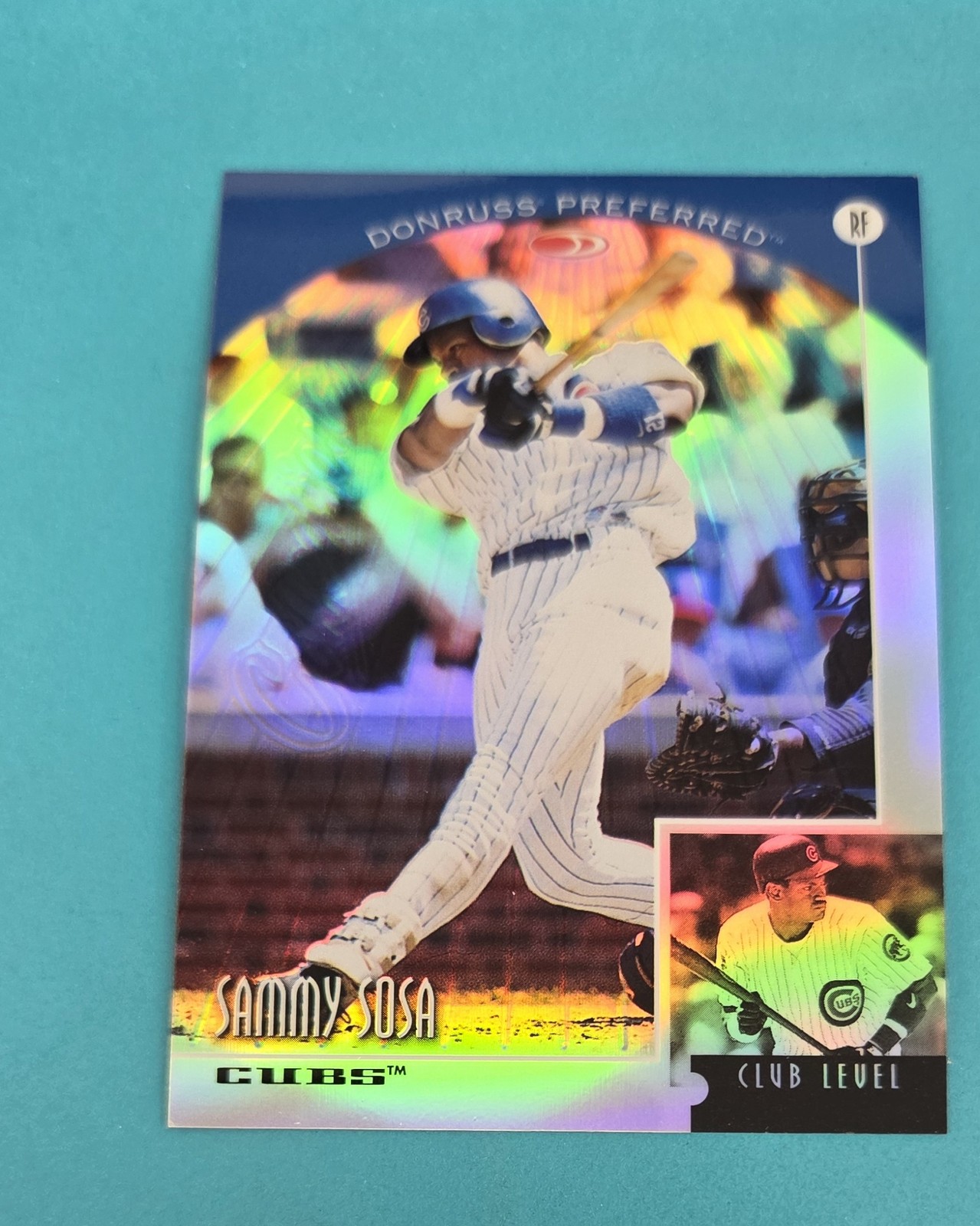 1998 Donruss Preferred Prized Collections /55 #PC 590 Sammy Sosa CUBS Card 1G