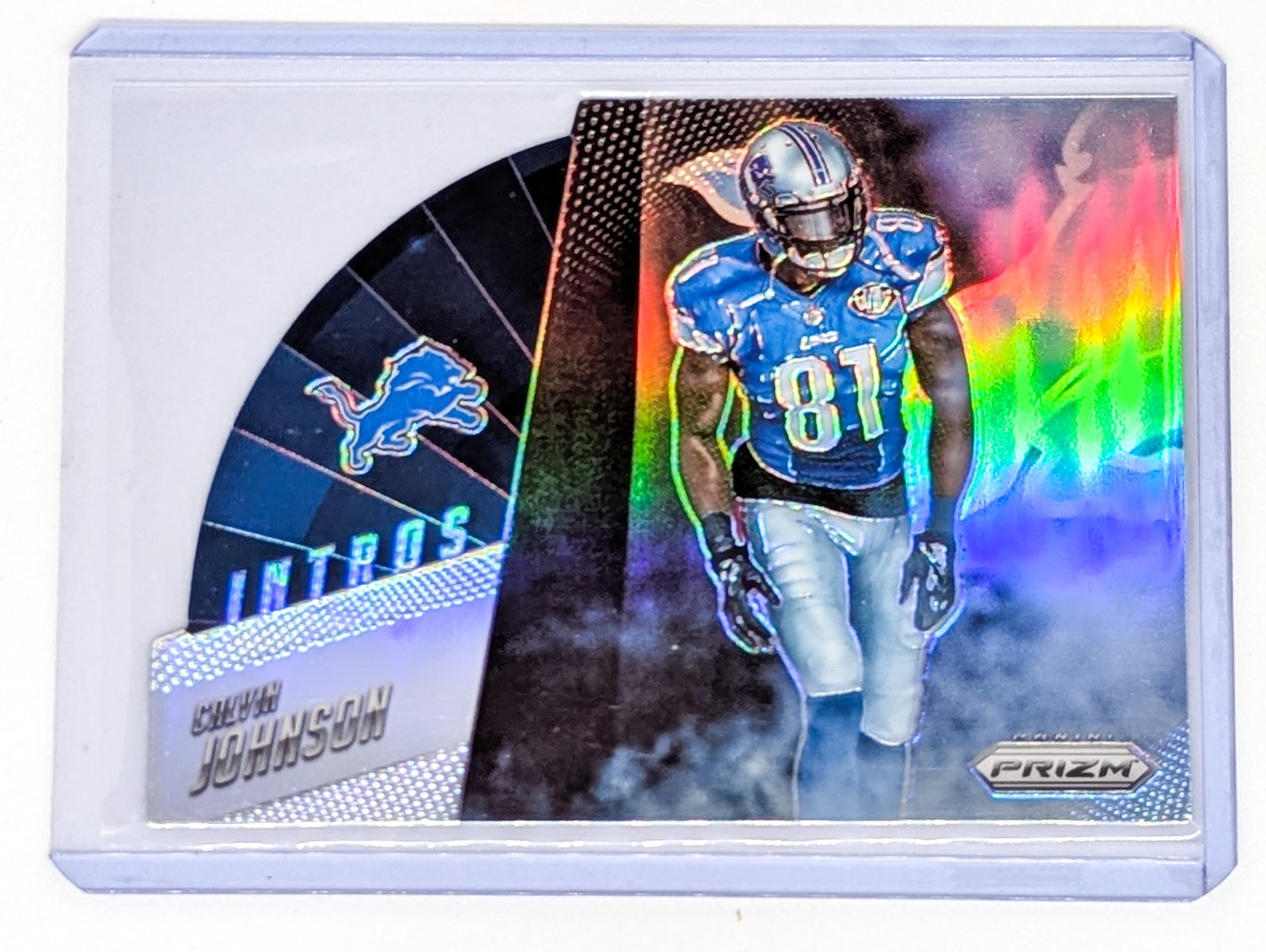 2015 Panini Prizm Intros Prizm #6 Calvin Johnson Detroit Lions HOF