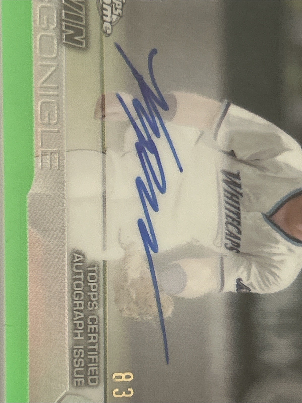 2025 Topps Pro Debut Kevin McGonigle Chrome Green Auto #/99 PDC-107 PSA 10 ROTY?