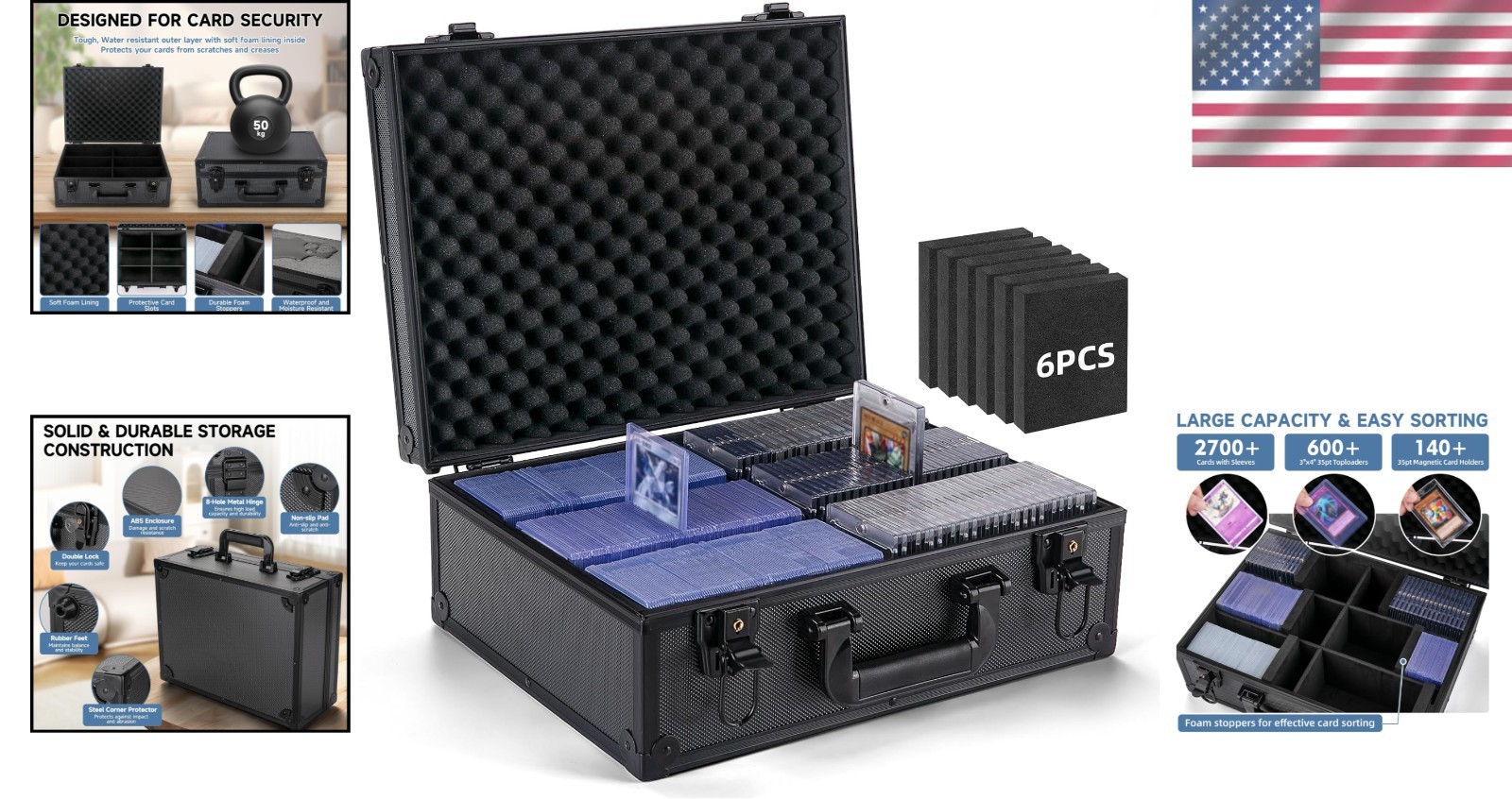 Large Capacity Trading Card Storage Box