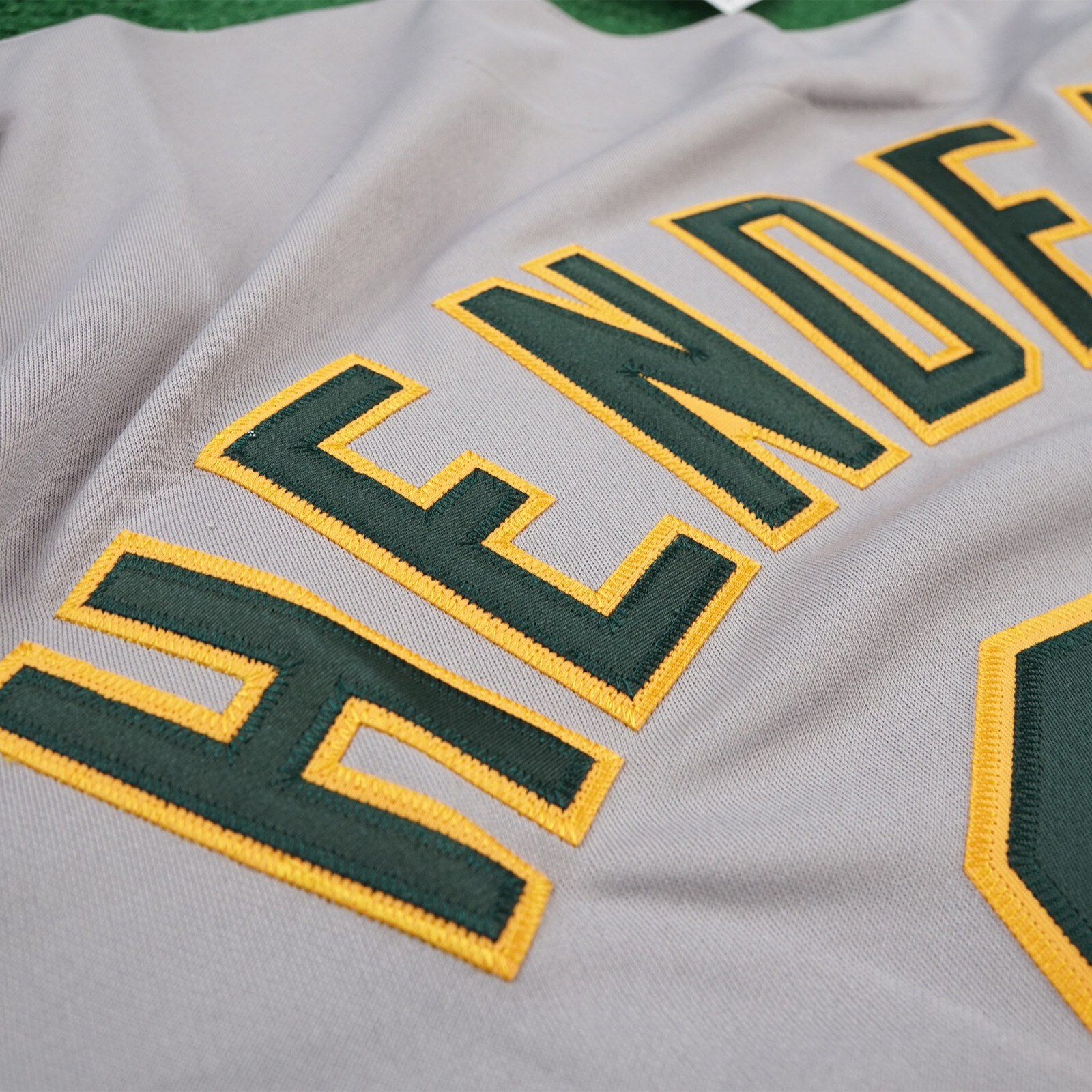 Rickey Henderson Oakland Athletics 1989 World Series Grey Road Men’s Jersey