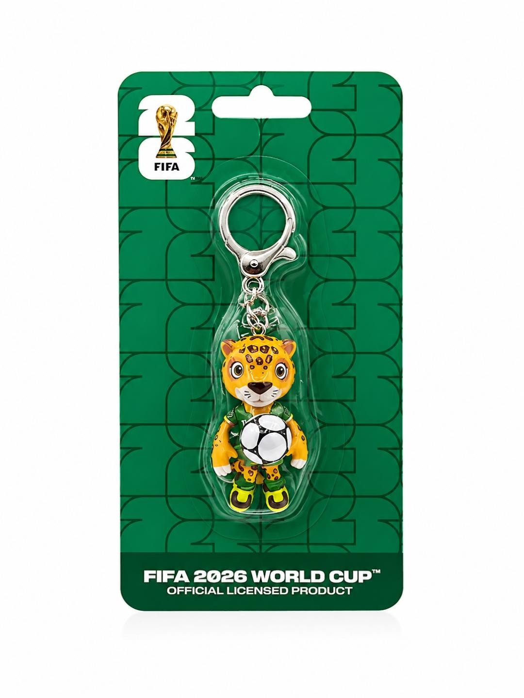 FIFA World Cup 2026 Mascot Keychain CANADA Maple, MEXICO Zayu, USA Clutch
