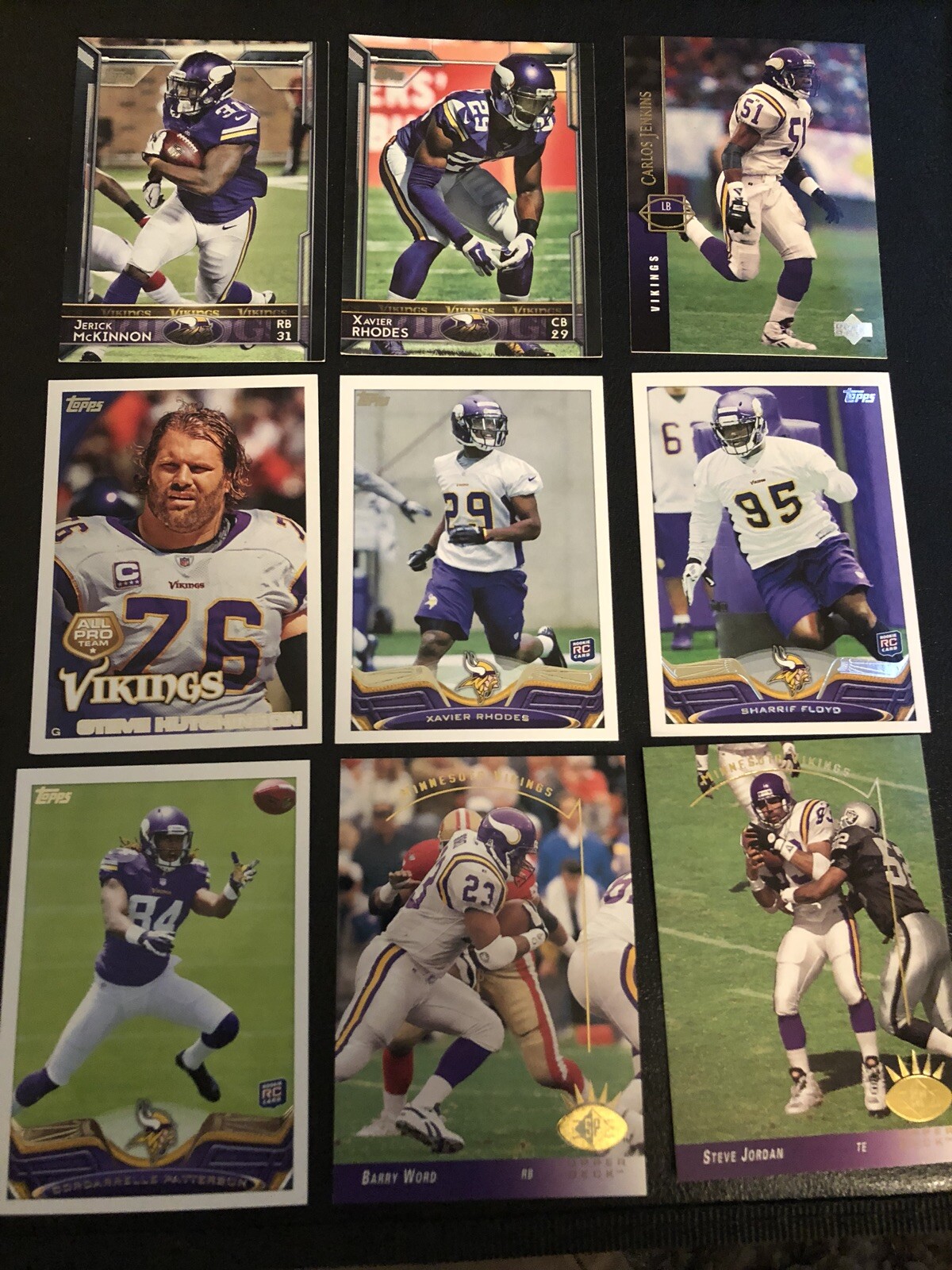 Lot Of 50 Minnesota Vikings Football Cards.