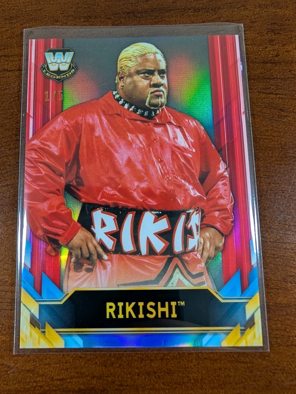 2020 Topps Chrome WWE Red Refractor /5 Rikishi 🔥 #BL-19 Big Legends SP