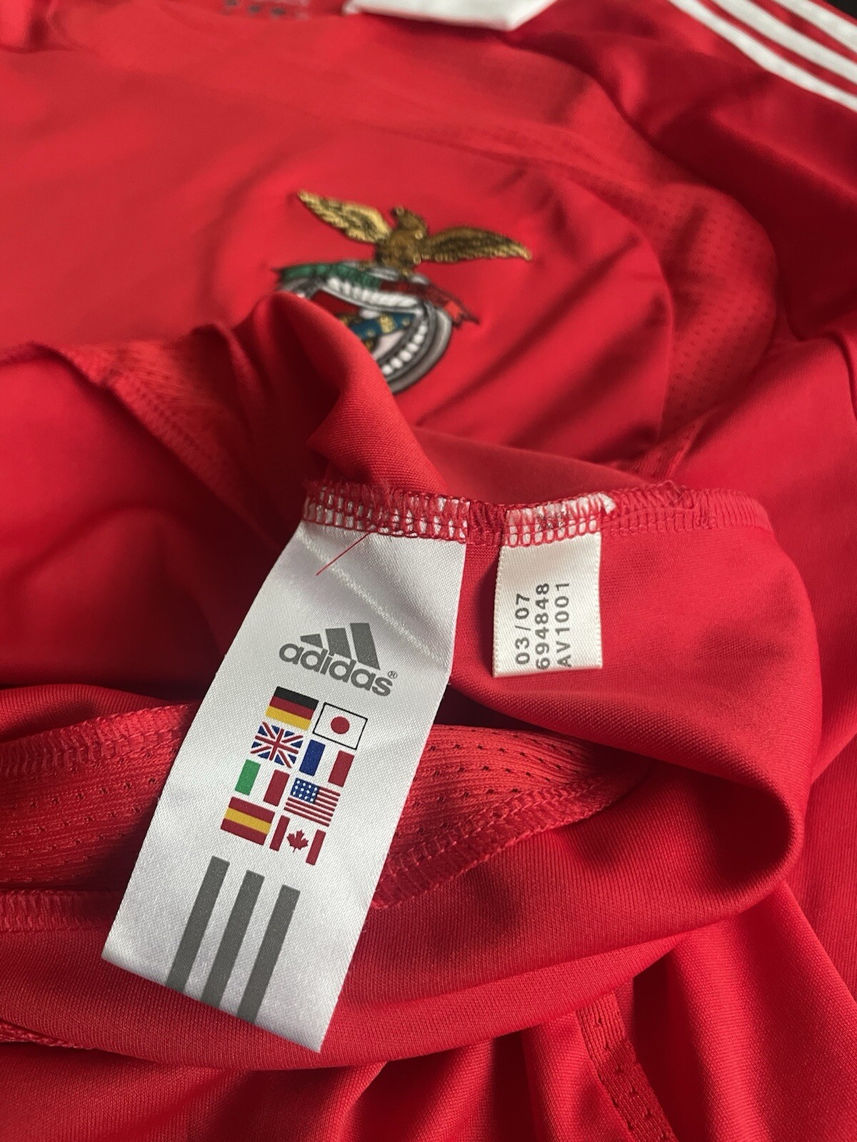 SL Benfica 2007/08 Adidas Jersey Size Medium NWOT Rui Costa