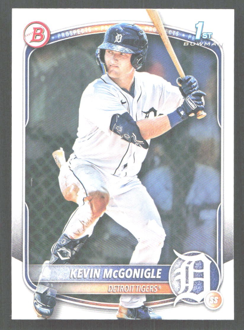 F760 – 2025 Bowman Prospects – Kevin McGonigle #BP-79 – 1st Bowman – Base