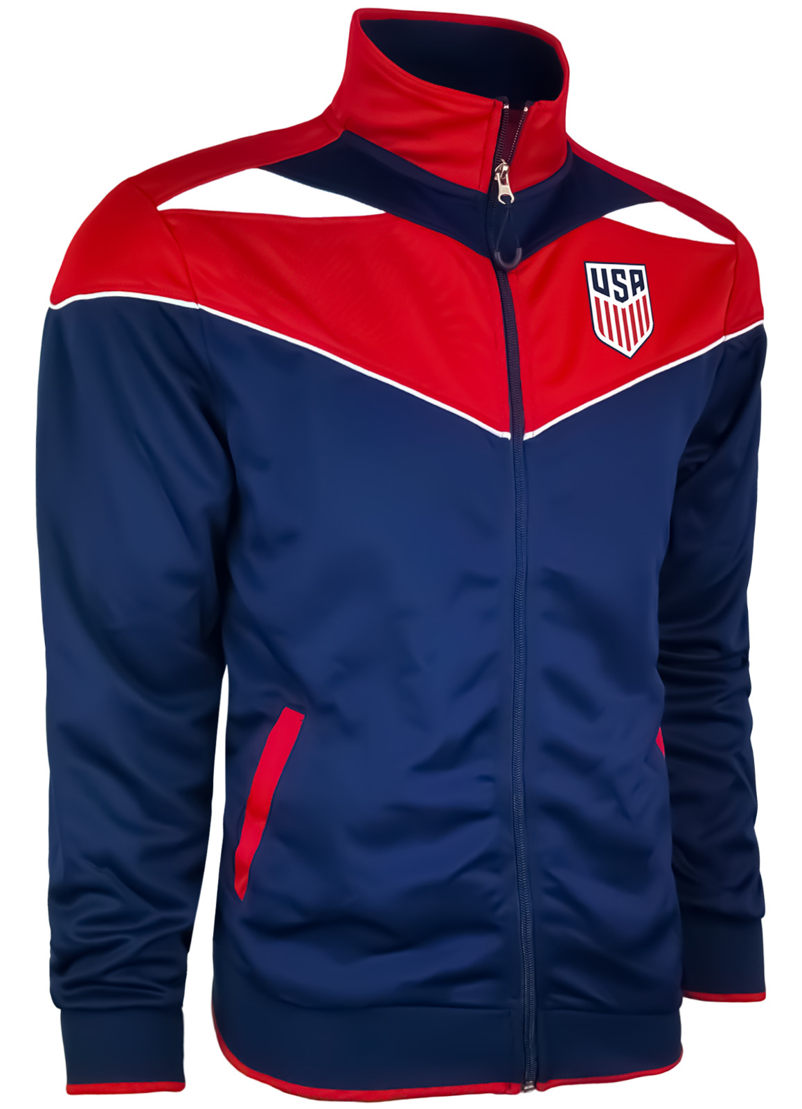U.S. Soccer Jacket, USA Soccer Full Zip Track Jacket Adult and Youth Sizes