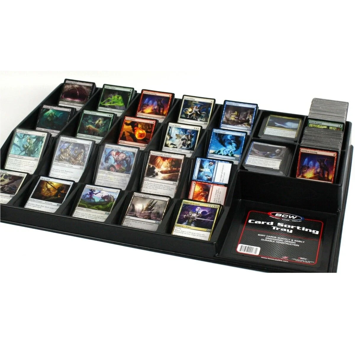 NEW BCW Black Card Sorting Tray Organizer Holder for Sports/Trading Cards