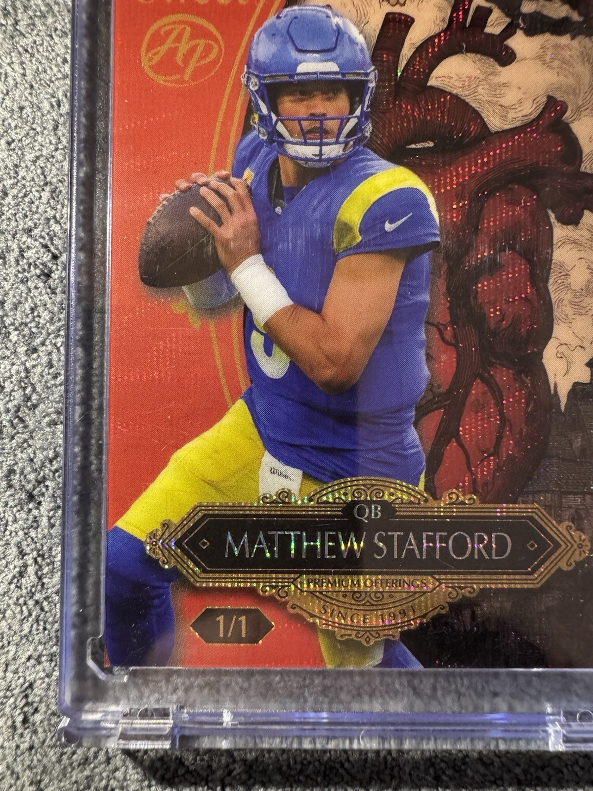 Wild Card 2026 Wild Art Sweet Matthew Stafford 1/1 #SWWAVa1-MS