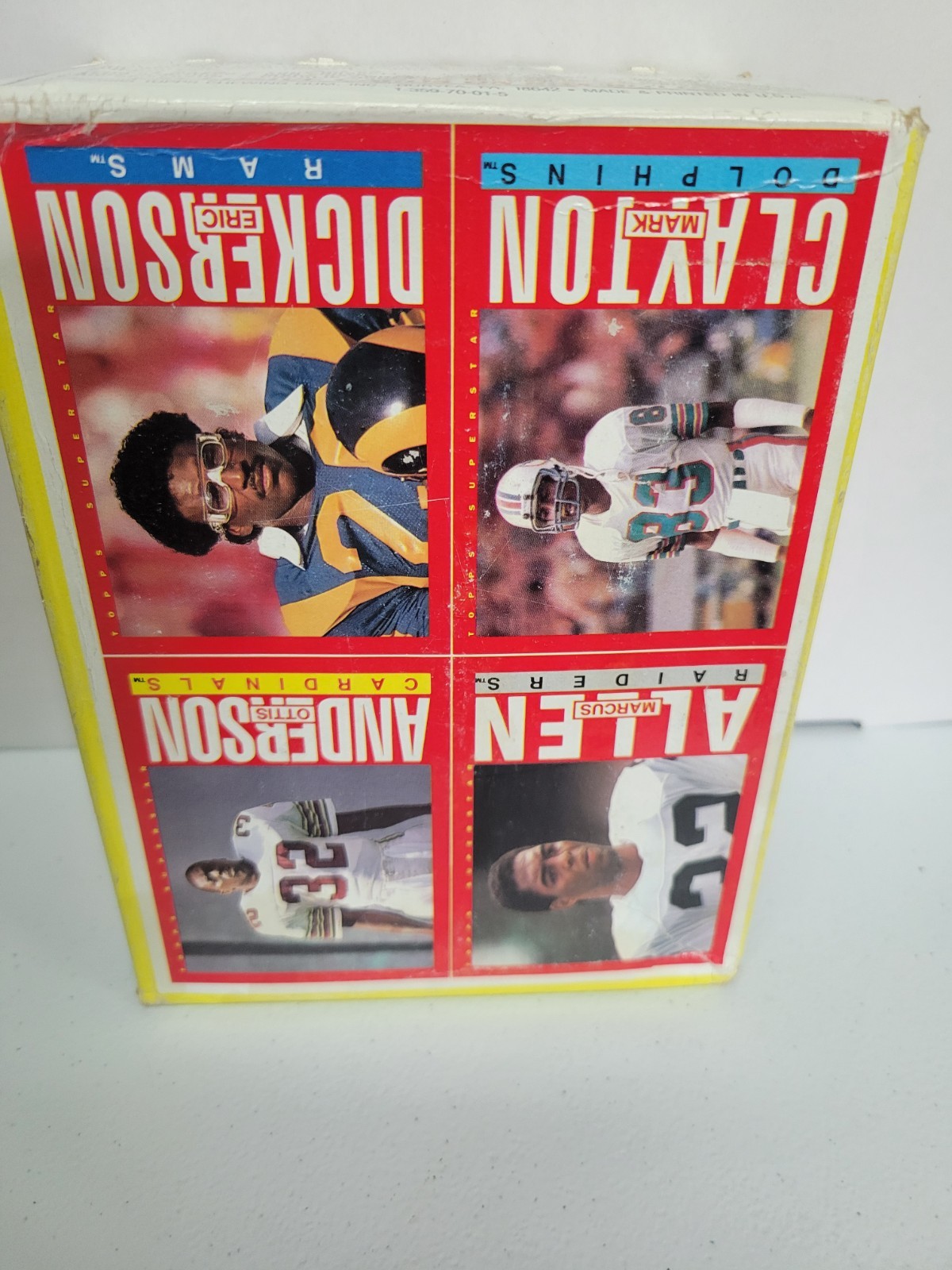 1985 Topps Football Wax Pack Box EMPTY