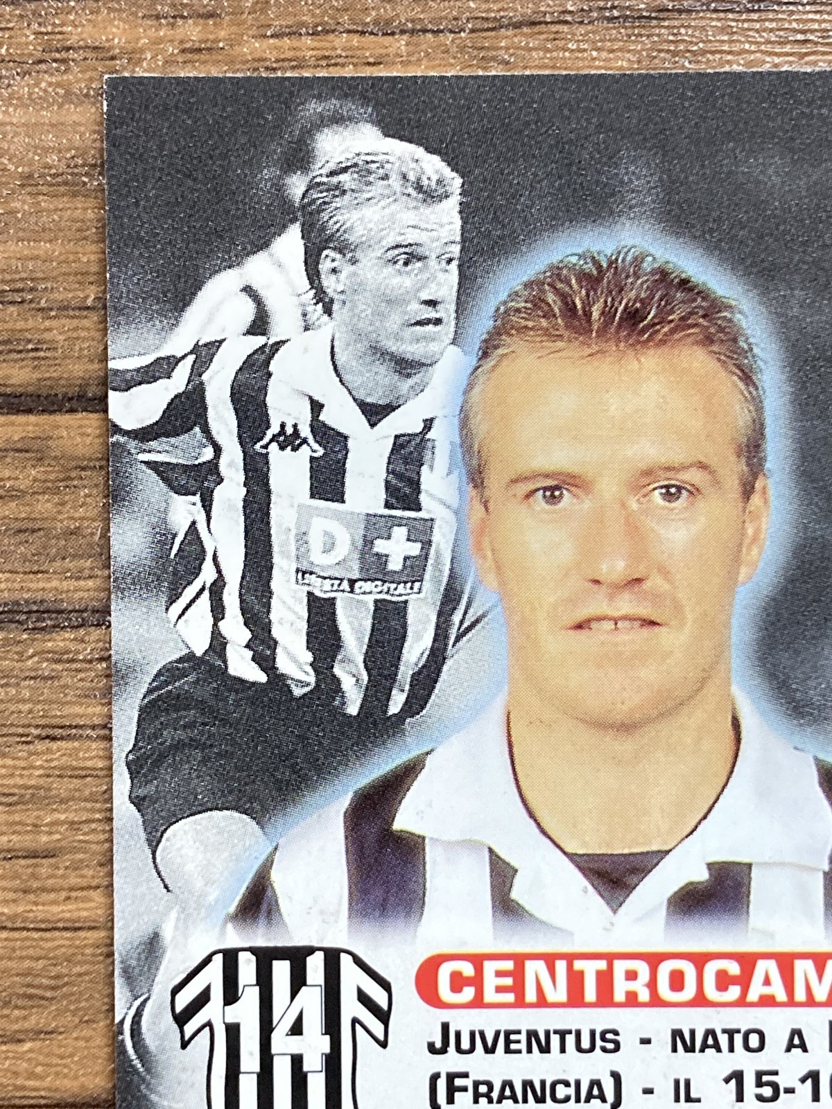 Free Shipping! Panini Card Calcio 99 1999 Serie A #40 Didier Deschamps Juventus