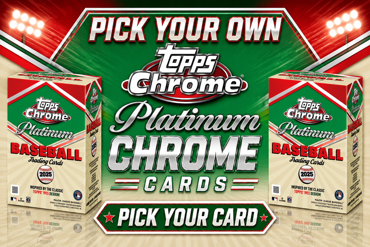 2025 Topps Platinum Chrome Baseball – COMPLETE YOUR SET #1-#500 – PICK YOUR CARD