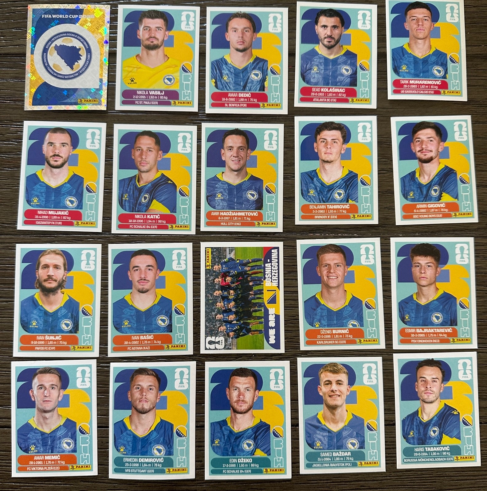 2026 PANINI FIFA WORLD CUP PICK YOUR STICKER GROUP B CAN BIH QAT SUI