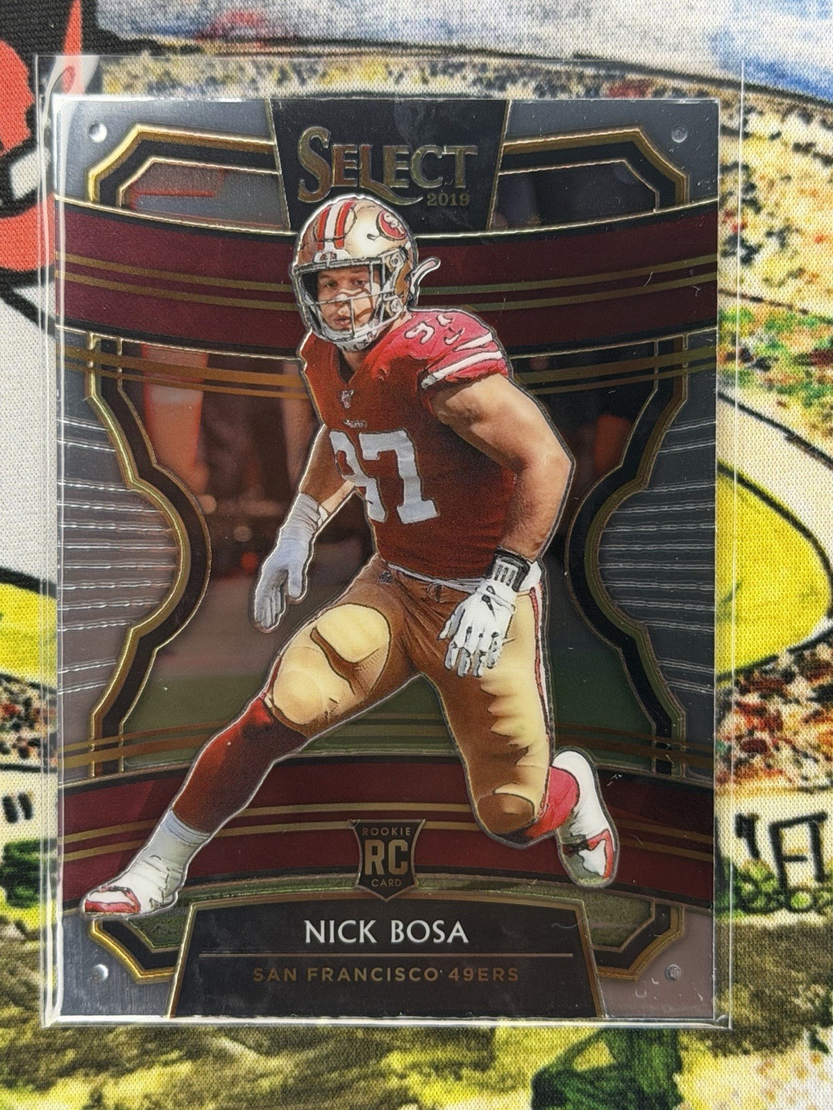 2019 Panini Select Football Nick Bosa Rookie Concourse #48 – 49ers