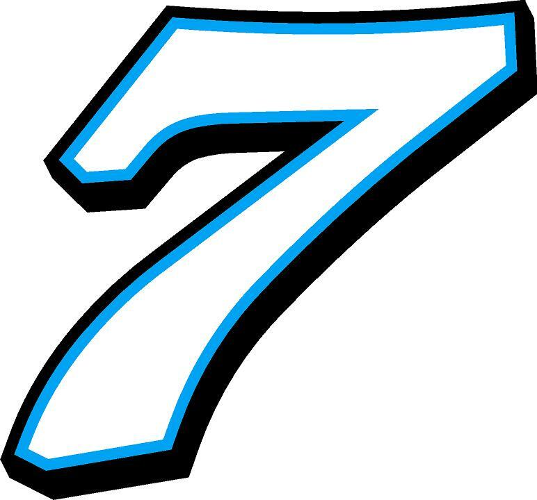 NEW FOR 2022 – #7 Corey LaJoie Racing Sticker Decal SM thru XL – various colors