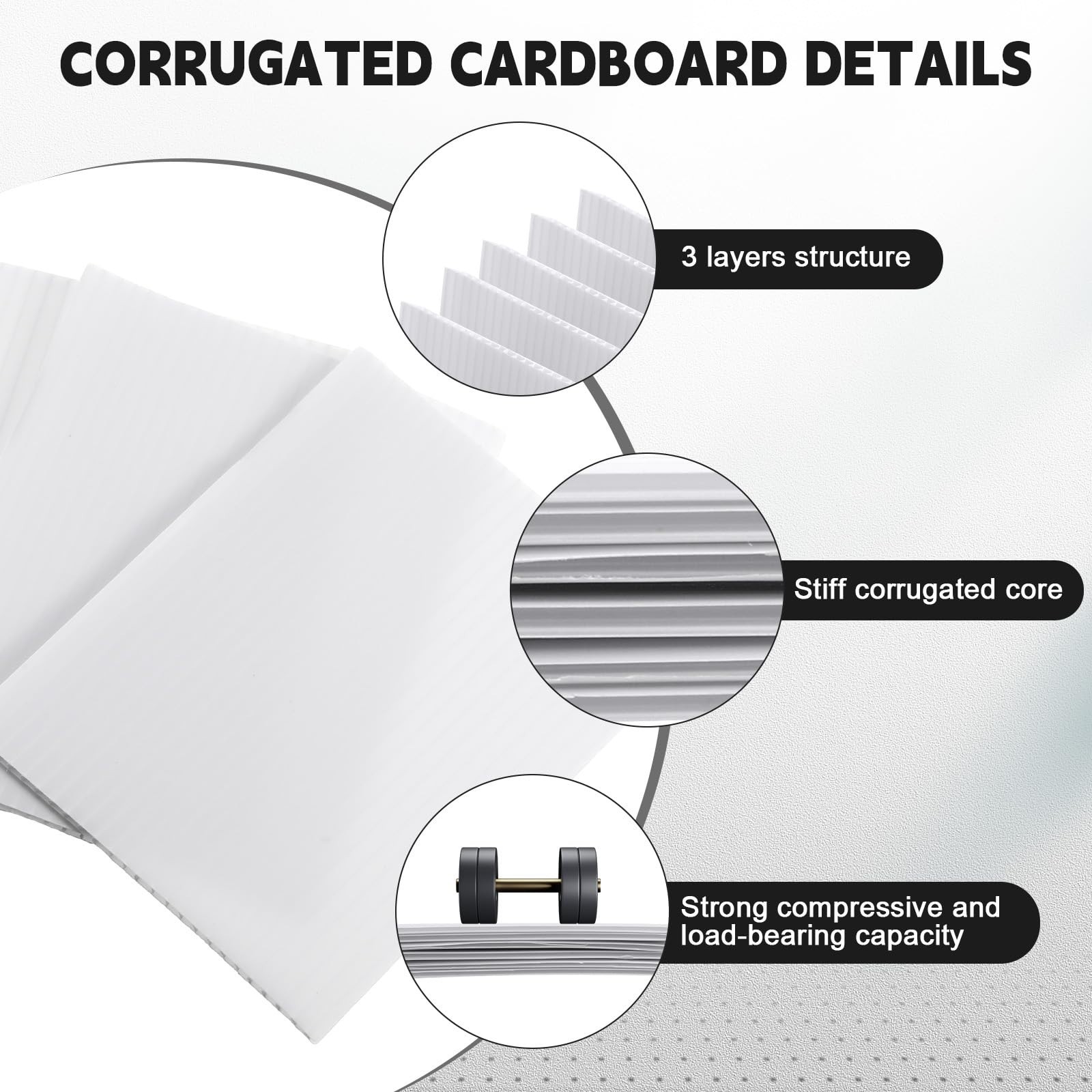 302 Pcs Trading Card Shipping Protector Set – 200 Plastic Inserts, 100 Bubble Ma