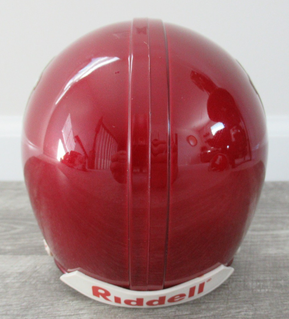 Indiana Hoosiers Riddell Mini Football Helmet NCAA College QB Facemask 3 5/8 Red