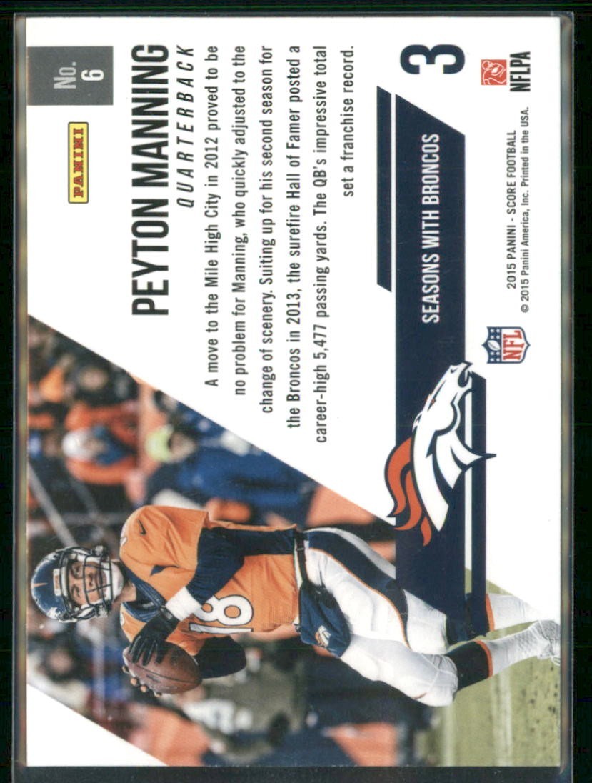 2015 Score – Franchise Peyton Manning #6