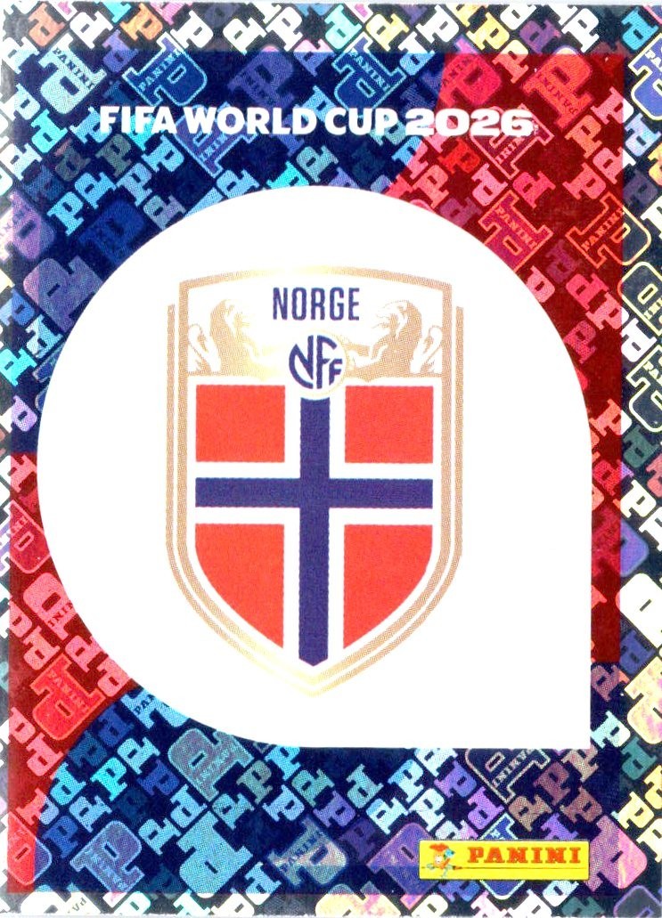 2026 Panini World Cup Sticker Norway Gold Crumple Foil Multi Variation Pick