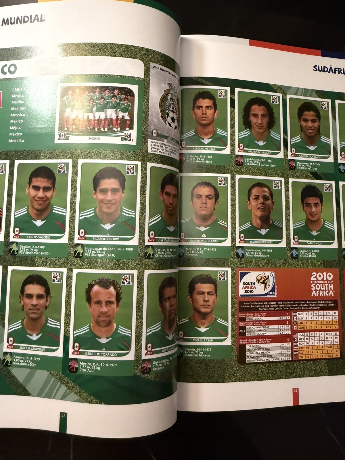 Panini FIFA World Cup South Africa 2010 Book With Printed Stickers Full Set