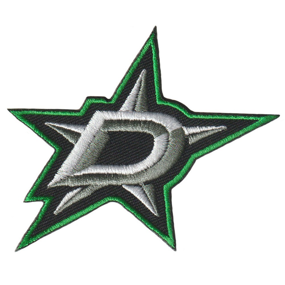 Wholesale Dallas Stars Logo Size 3.3 in x 2.8 in Sew Embroidered Iron On Patches