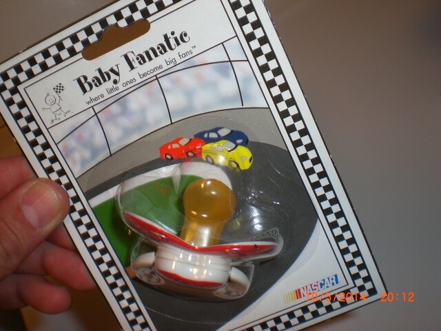 NEW Dale Earnhardt #3 Official NASCAR Car Racing Baby Fanatic Infant Pacifier