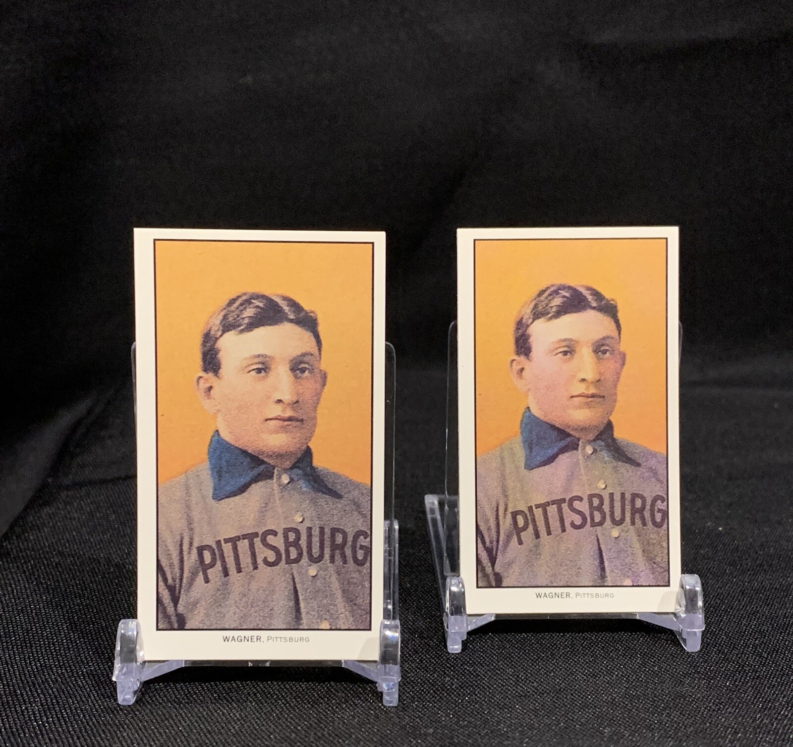 1909-11 T206 HONUS WAGNER PITTSBURGH PIRATES (LOT OF 2) (LICENSED REPRINT)