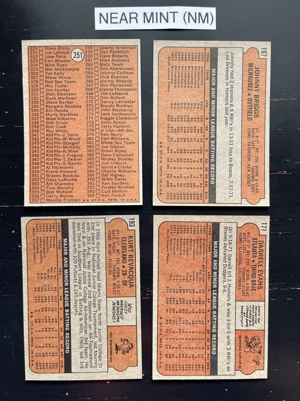 1972 Topps Baseball Cards 151-225 (P-NM) – You Pick – Complete Your Set