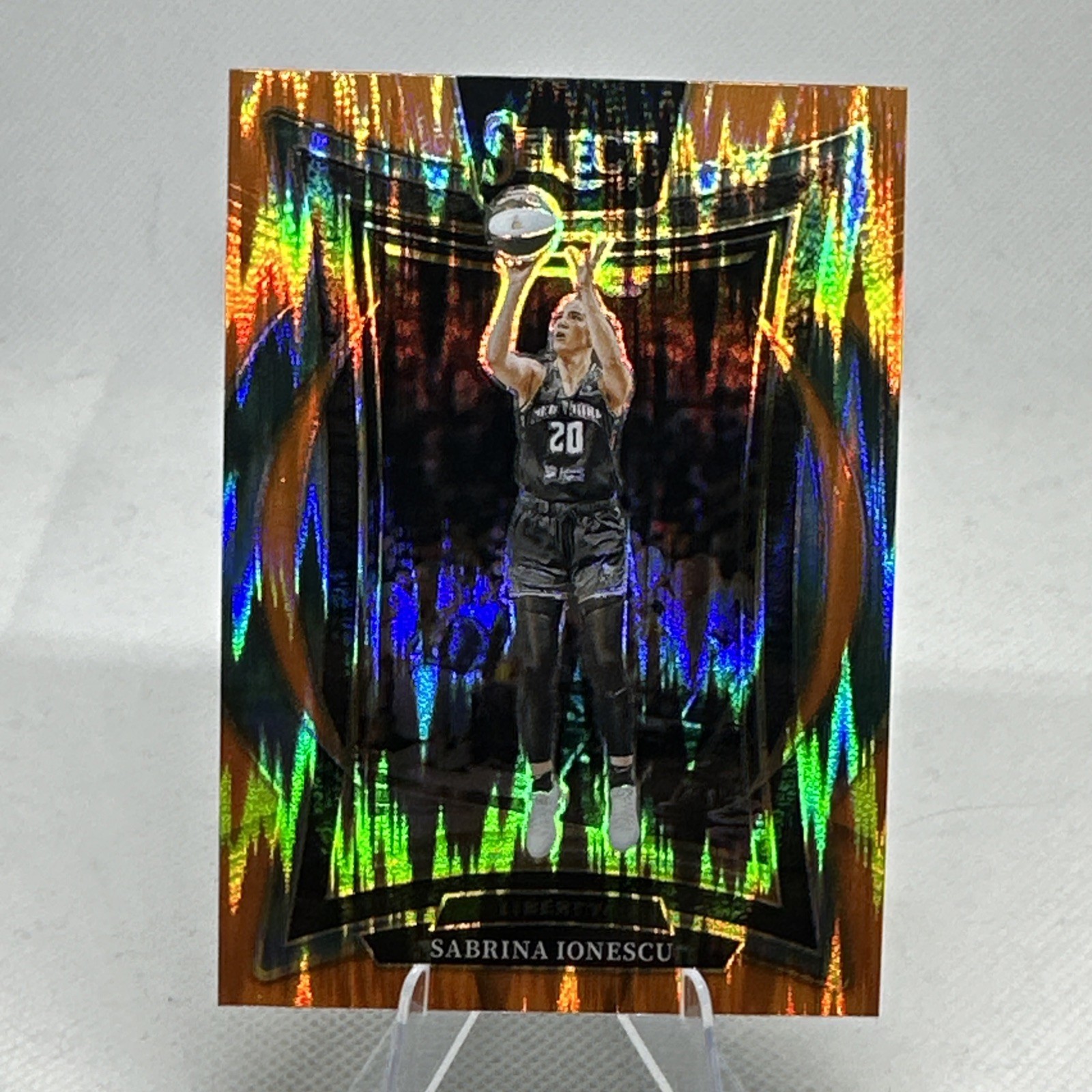 2025 WNBA Select Orange Flash #98 Sabrina Ionescu New York Liberty Concourse